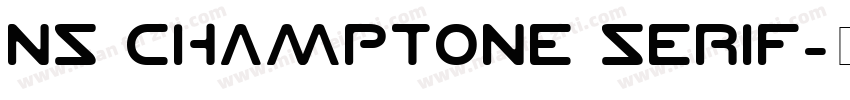 NS Champtone Serif字体转换